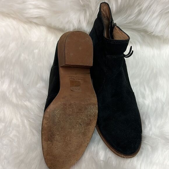 Madewell The Janice Boot in Black Suede Size 9 D21 - Picture 10 of 10